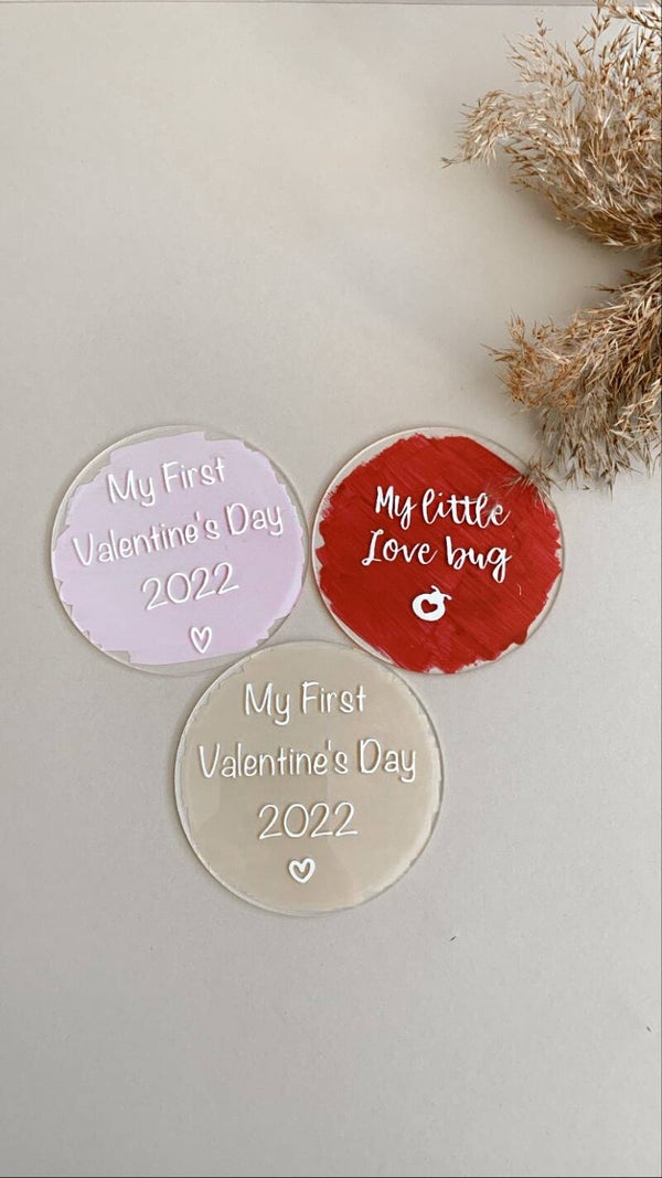 Personalised first Valentine’s Day