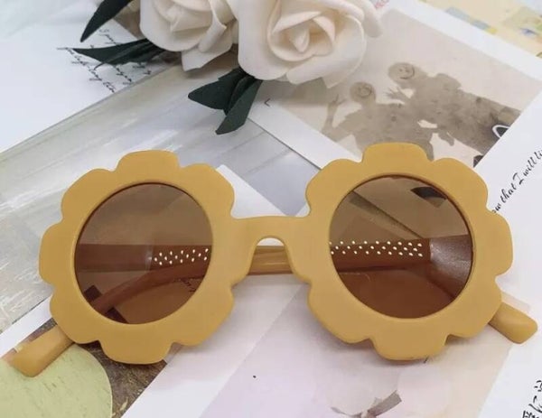 Vintage flower  glasses