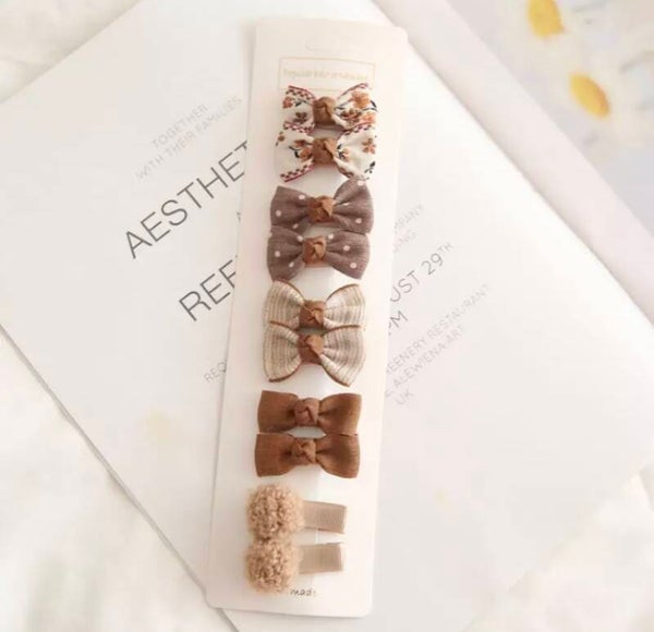 Caramel mini bow 10 piece set