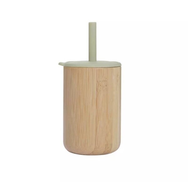 Bamboo and silicone cup sage