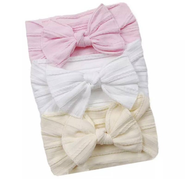 3 pack summer cable knit headband