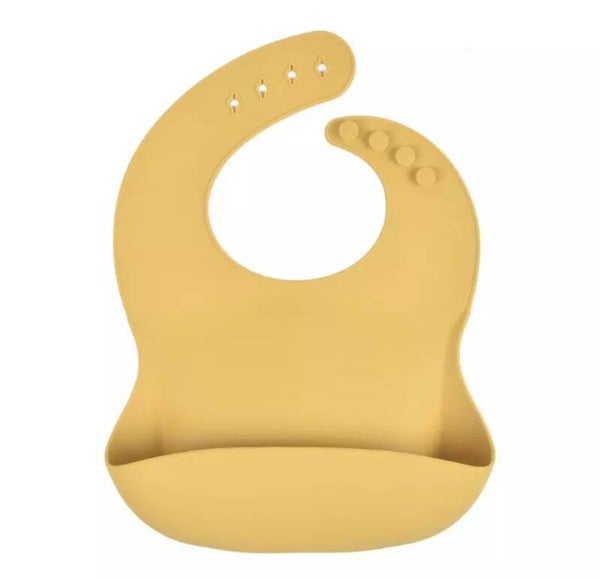 Mustard silicone bib