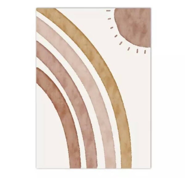 Rainbow and sun print