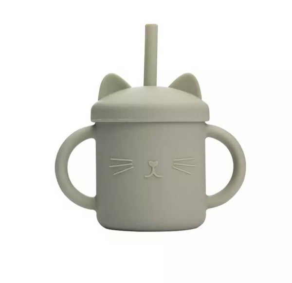 Sage silicone sippy cup