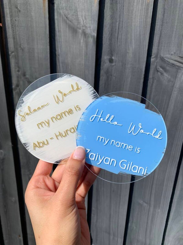 Hello world my name is plaque