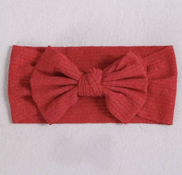 Berry ribbed headband