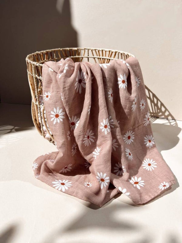 Dusky daisy muslin