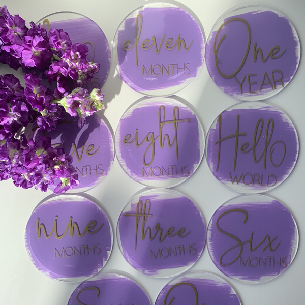 Lilac month by month set