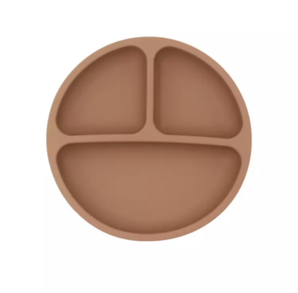 Deep orange section plate