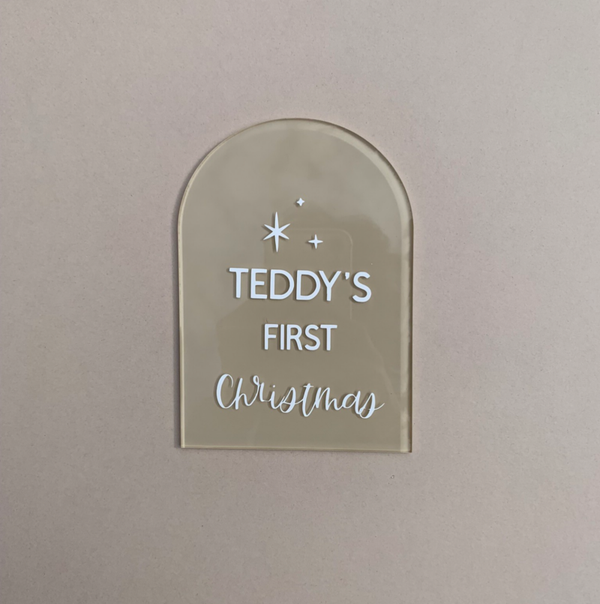 My first Christmas Arch