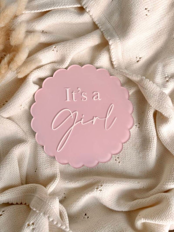 Double sided it’s a boy girl scallop