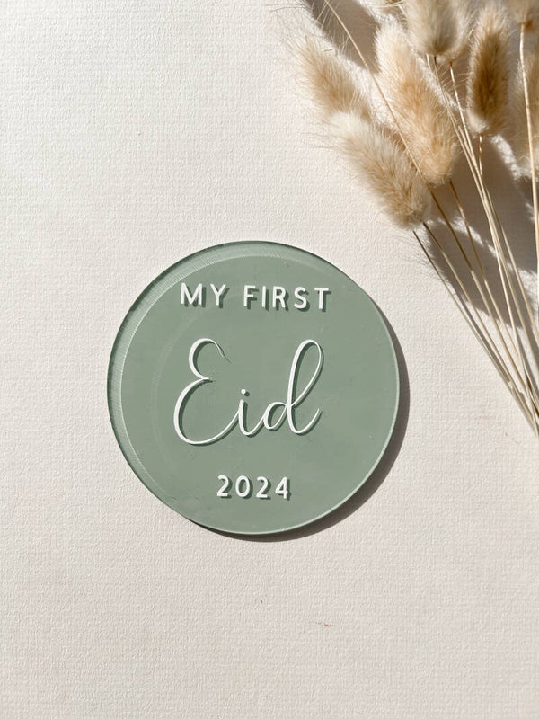My first Eid/ Ramadan acrylic disk