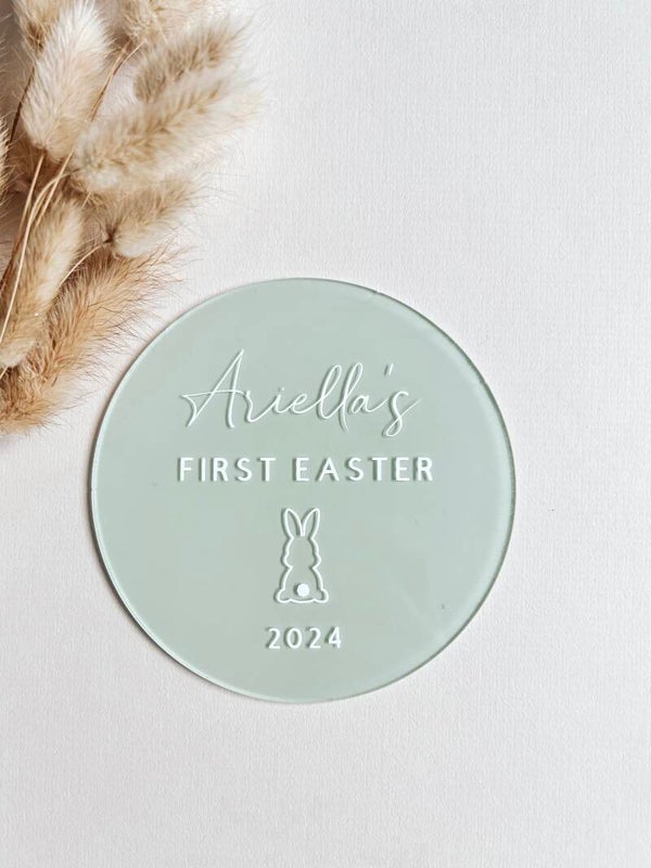 Personalised Easter  round disk