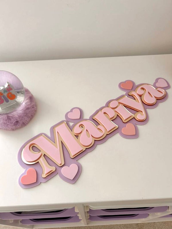 Small triple layer heart sign