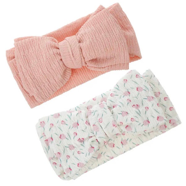 Pinky crinkle headband set