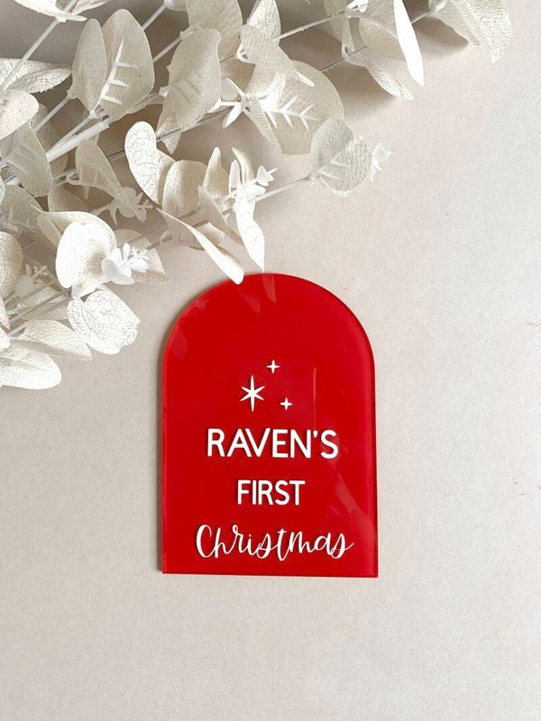 Babies first Christmas arch