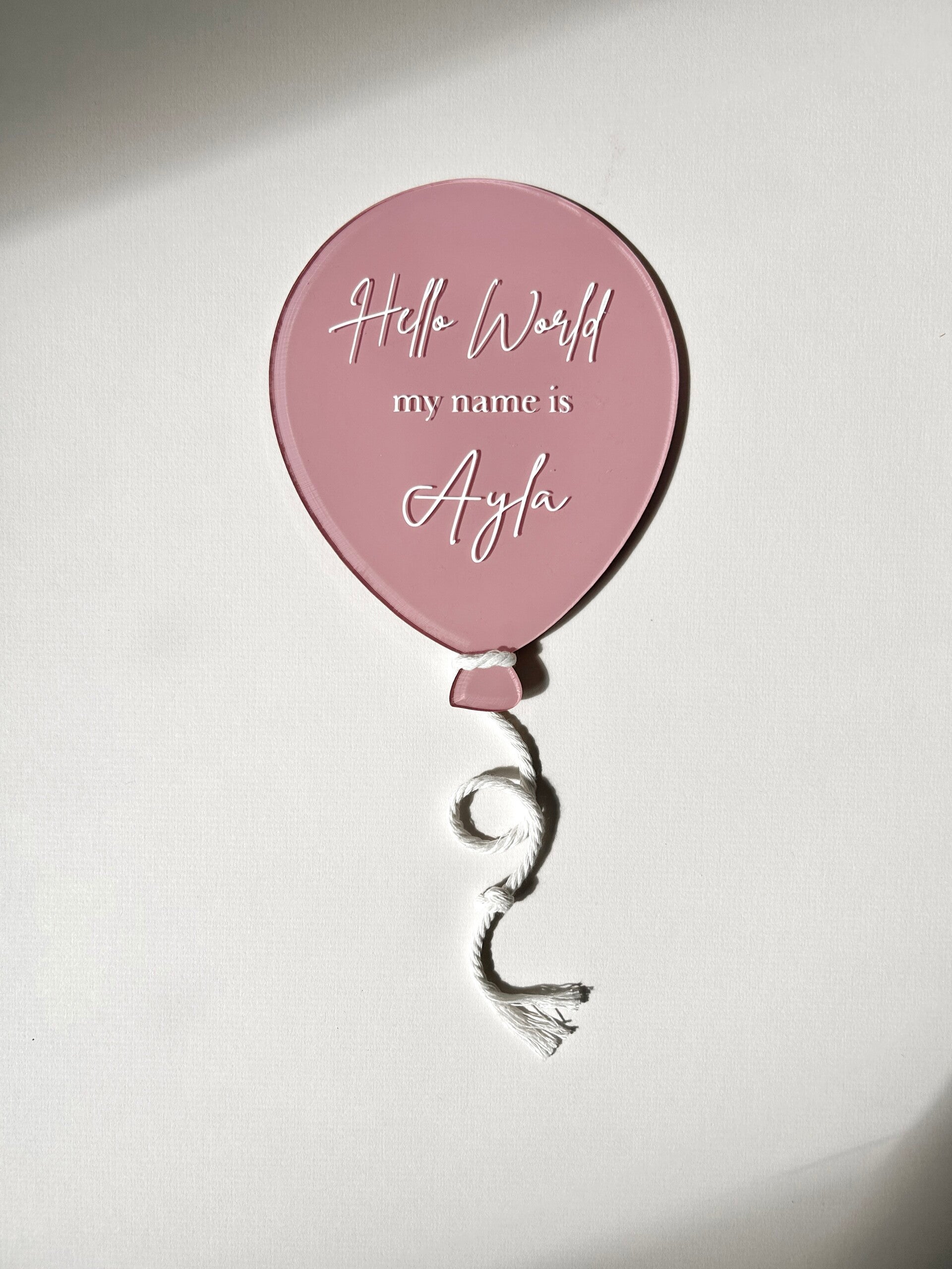 Larger acrylic balloon