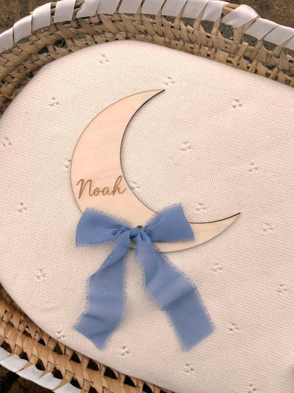 Wooden moon and bow