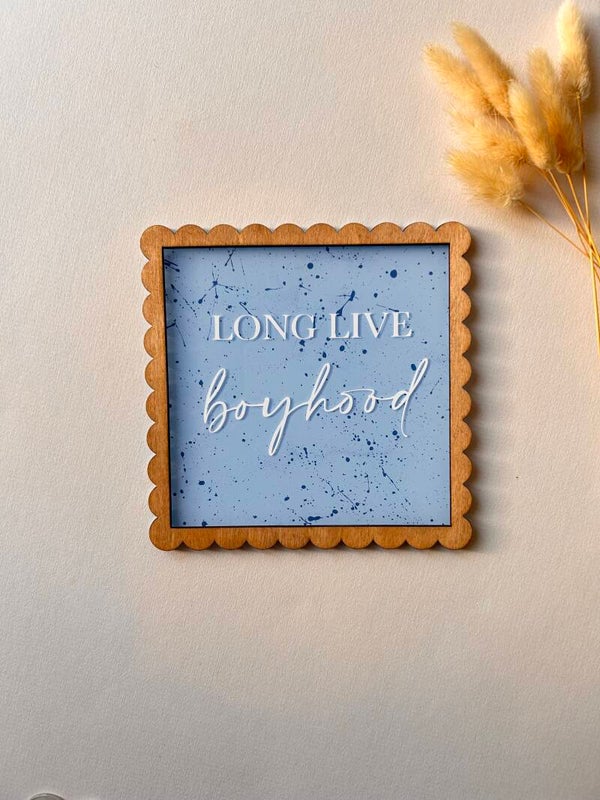 Vintage square scallop