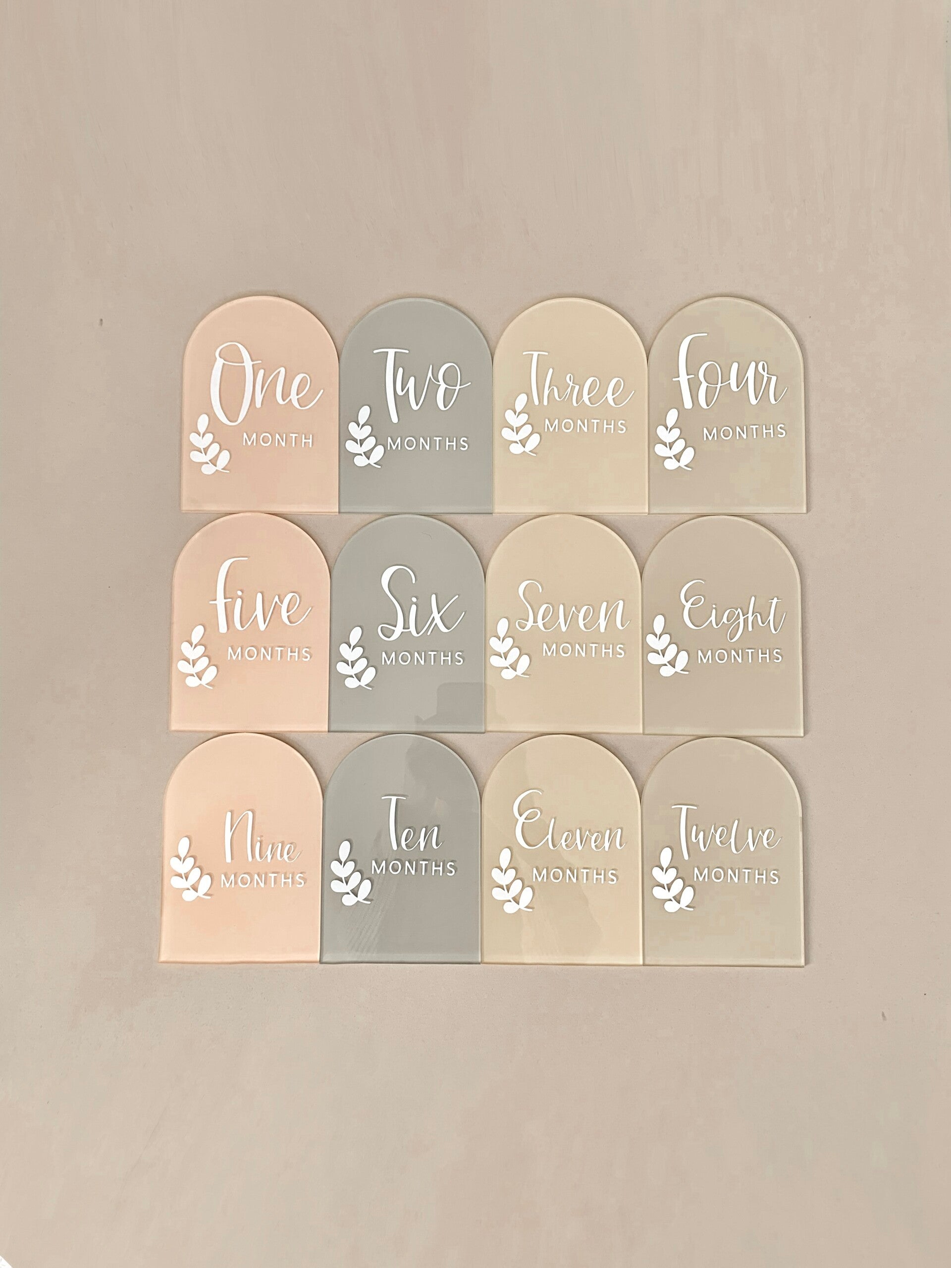 Neutral arch milestone set