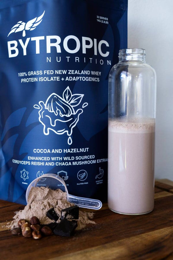 NZ GRASS FED WPI + ADAPTOGENICS - COCOA HAZELNUT