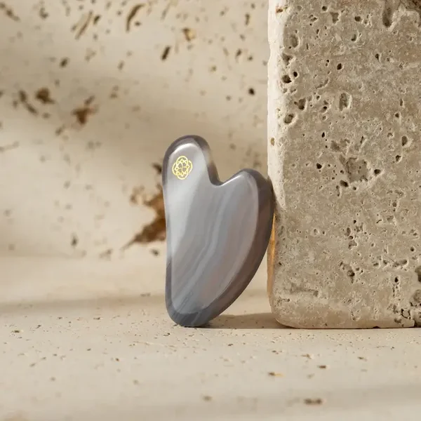TheAgeHack Gua Sha Agate Crystal