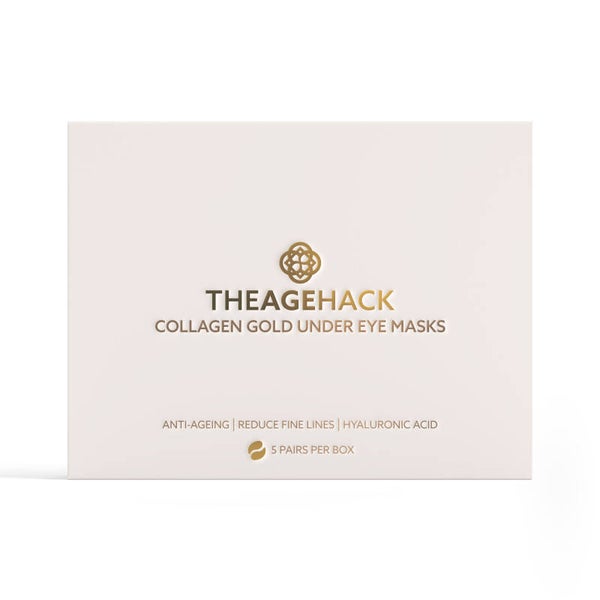 TheAgeHack Under Eye Mask – Collagen Gold – 5 Pairs Per Box