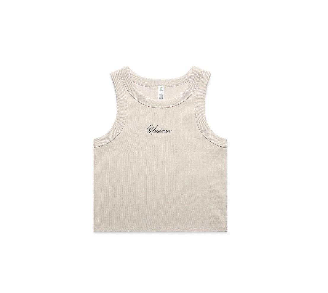 Montévora Wo’s Organic Rib Crop Tank