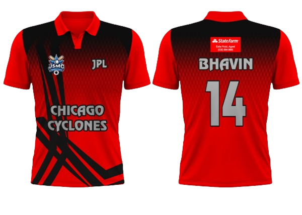 Red Cricket Jersey