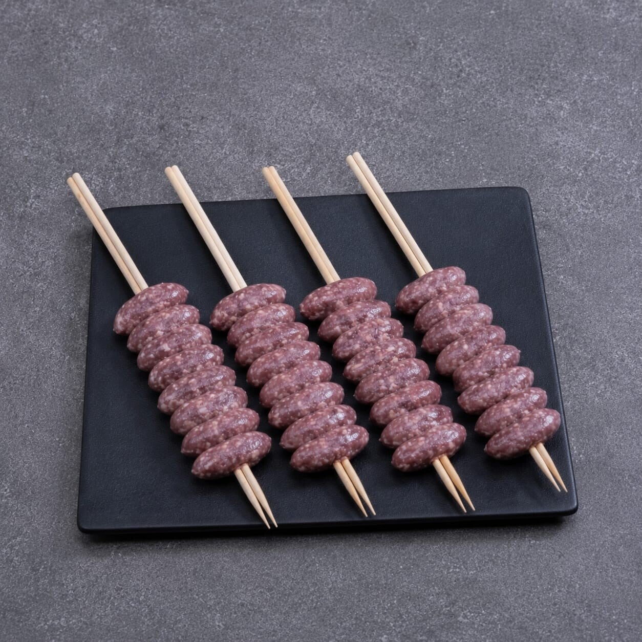 Beef Makanek on Skewers