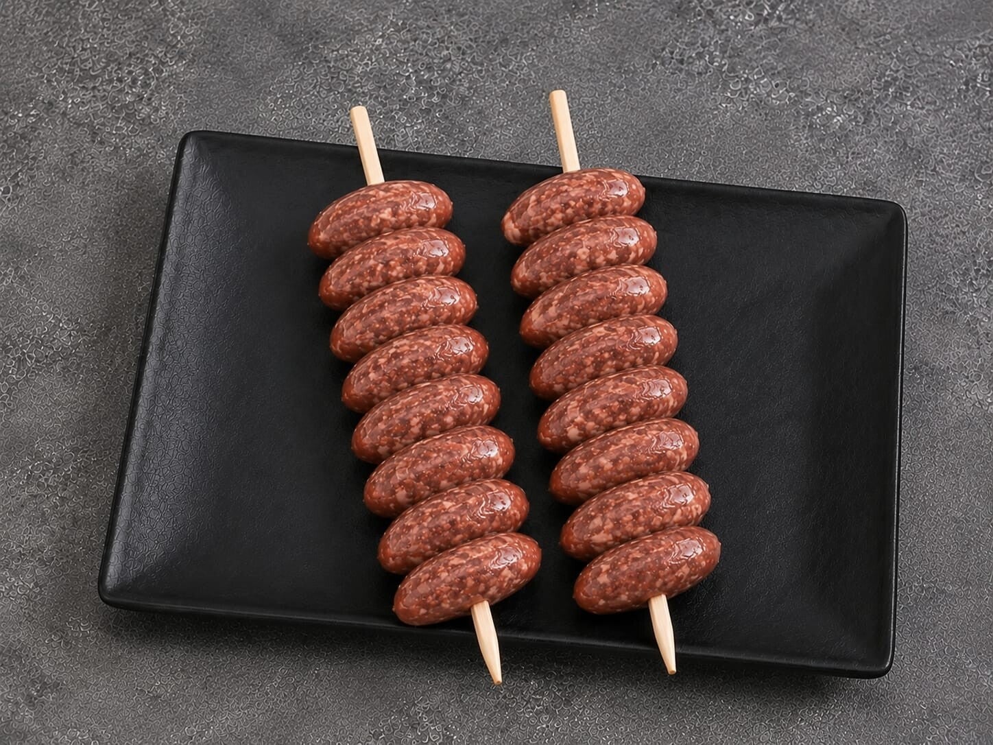 Beef Sojouk Sausage on Skewers
