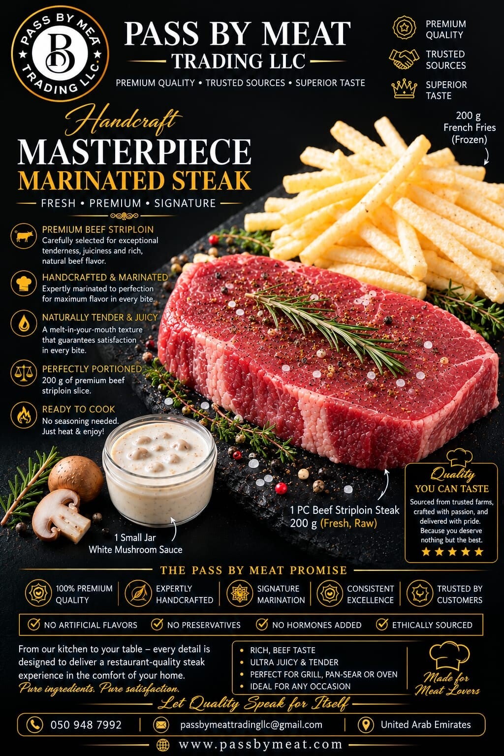 Beef Striploin Brazil Signature in Aromatic Spices