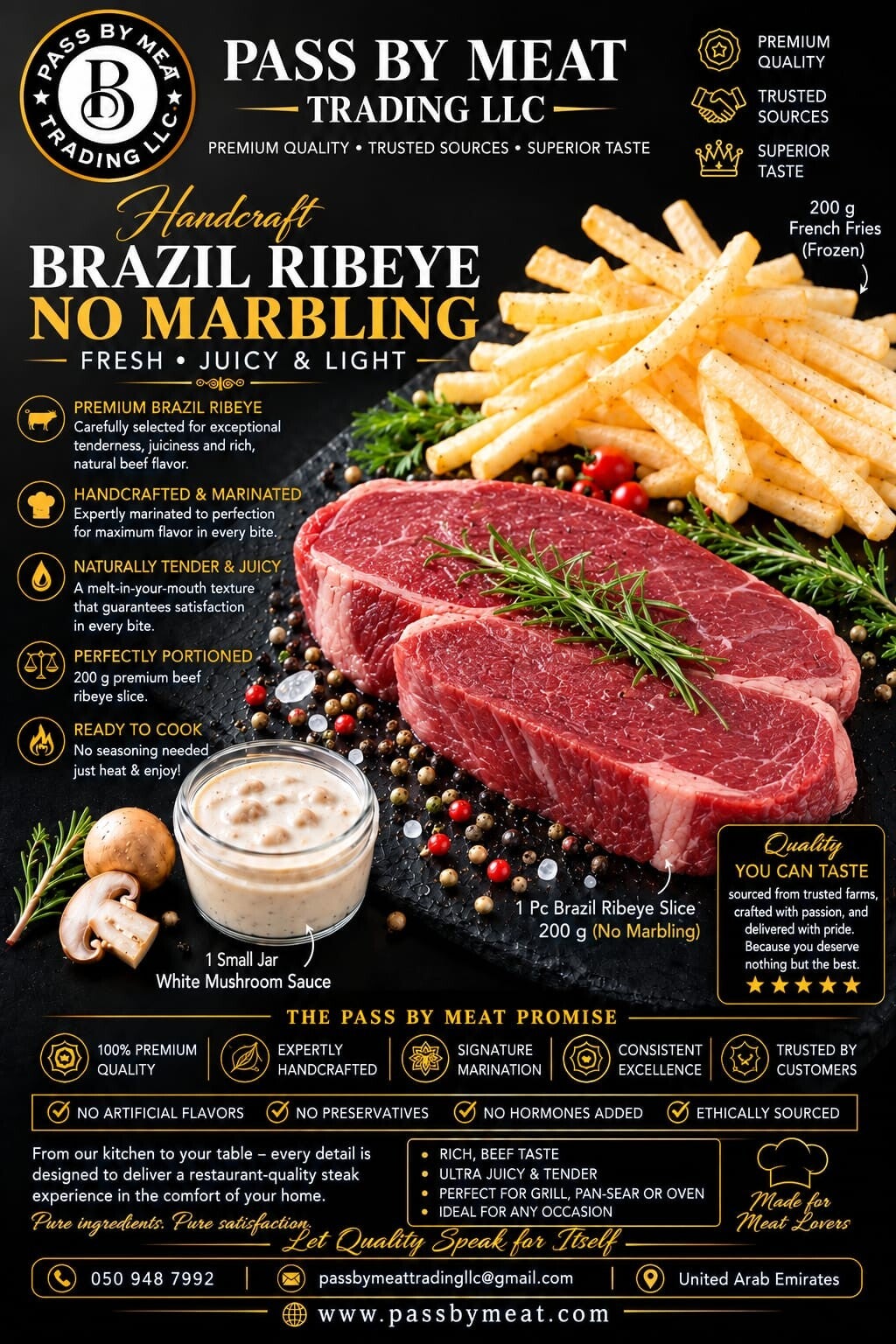 Beef Ribeye Brazil Signature in Aromatic Spices