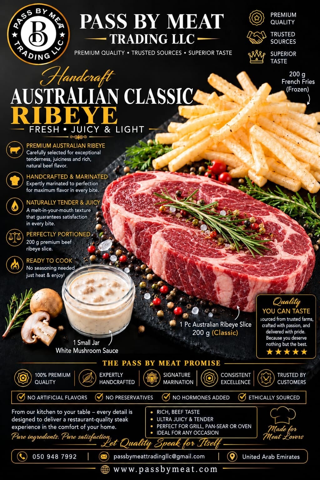 Beef Ribeye Australia Signature in Aromatic Spices