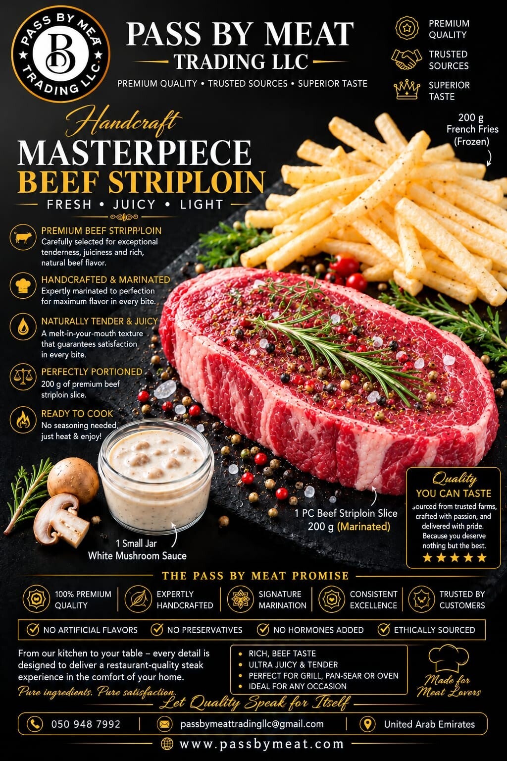 Beef Striploin Australian Signature in Aromatic Spices