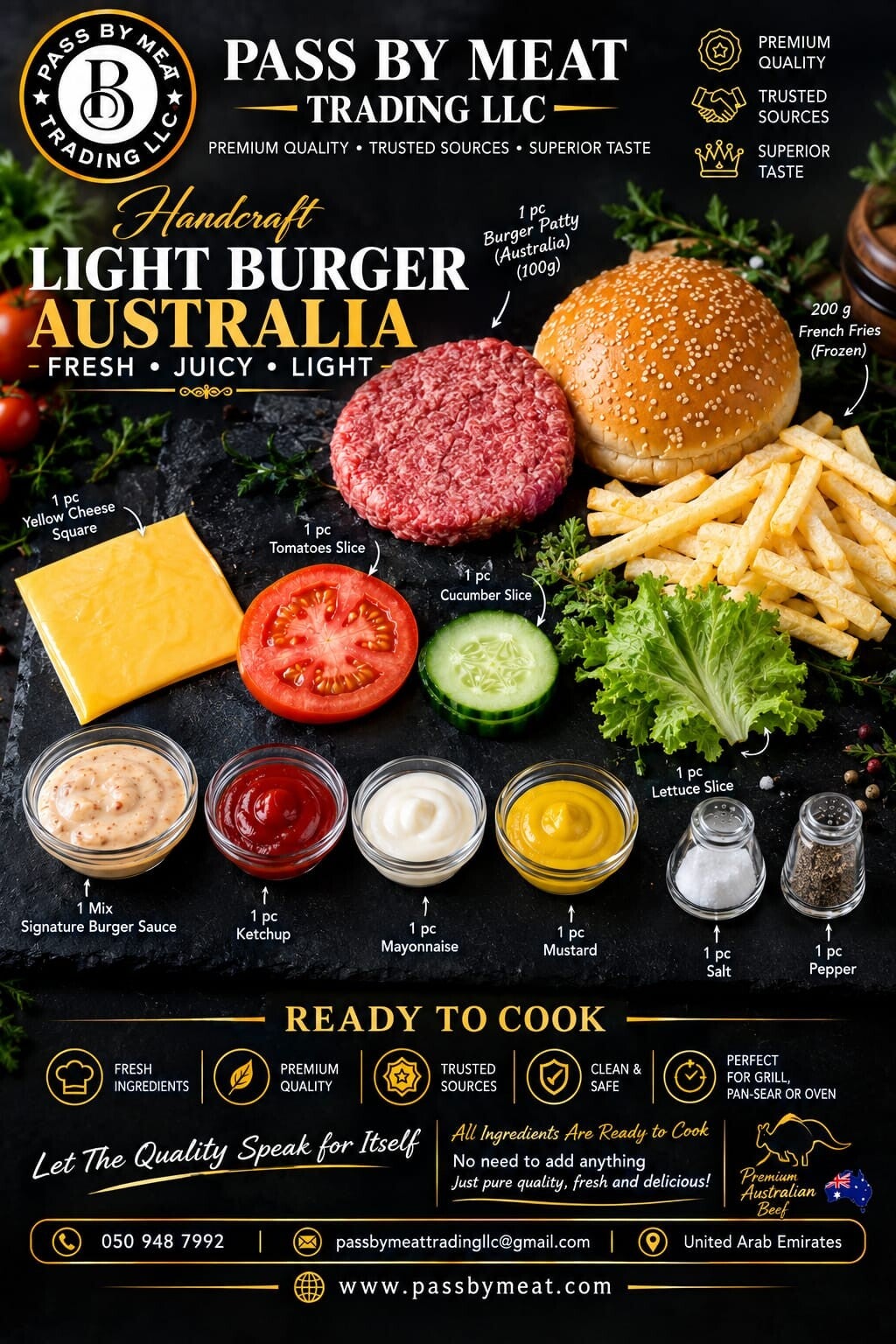 Prestige Australian Beef Burger
