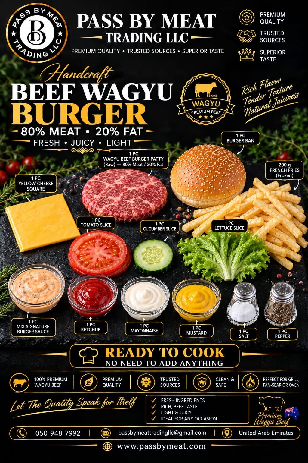 Prestige Australian Wagyu Beef Burger