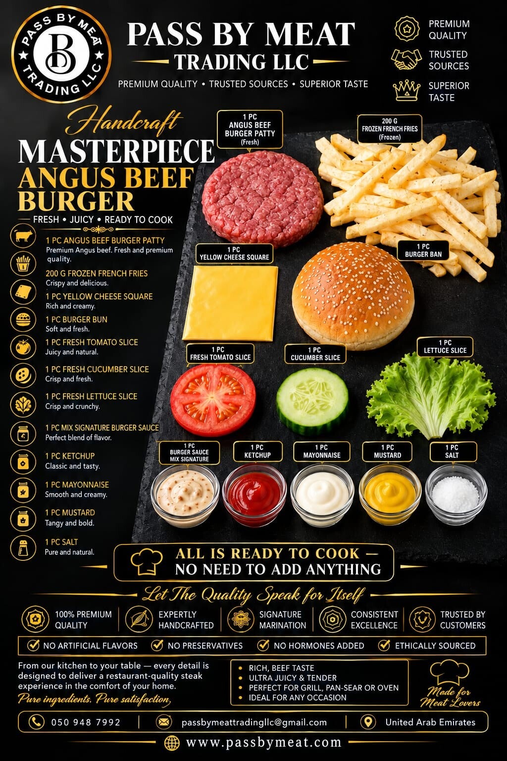 Prestige Australian Angus Beef Burger
