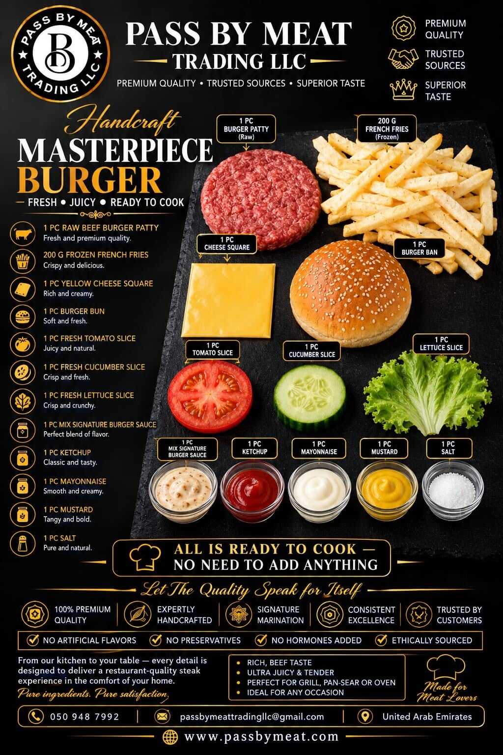 Prestige Brazil Beef Burger