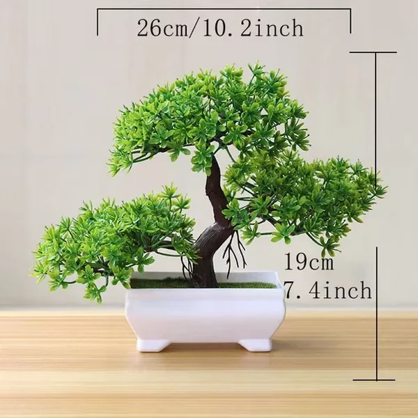 Kunstig Bonsai Tre - Grønn