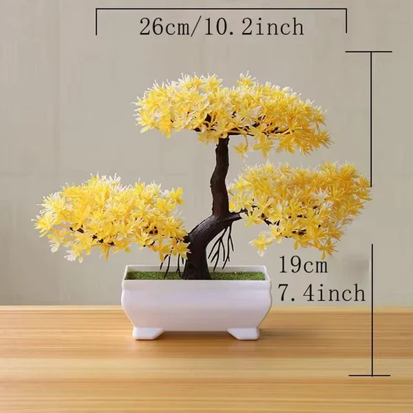 Kunstig Bonsai Tre - Gul