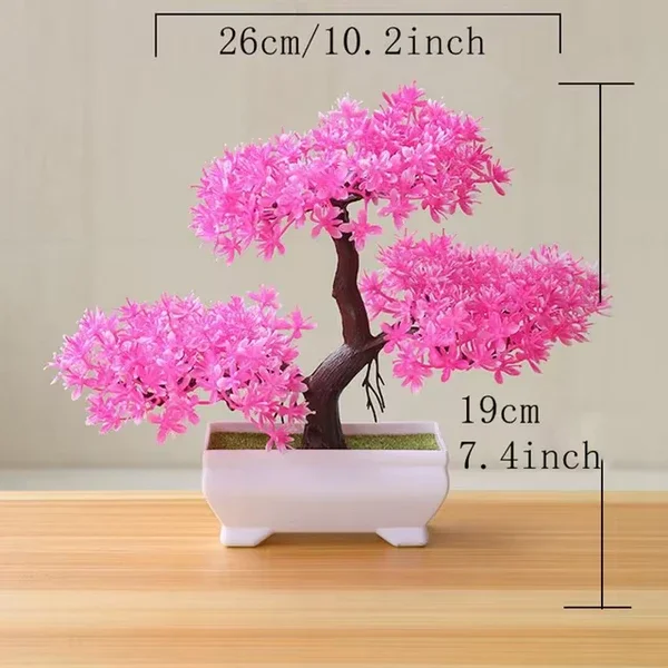 Kunstig Bonsai Tre - Rosa