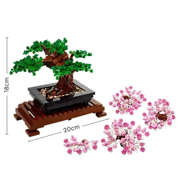 Kreativ Bonsai Miniatyr Blomsterbukett Byggesett