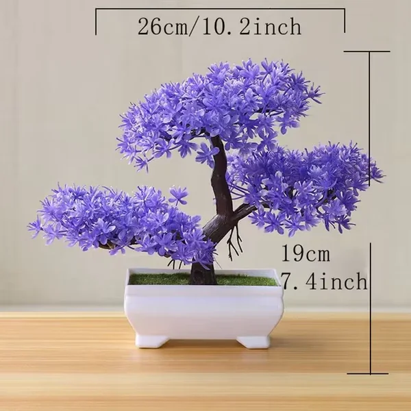 Kunstig Bonsai Tre - Lilla