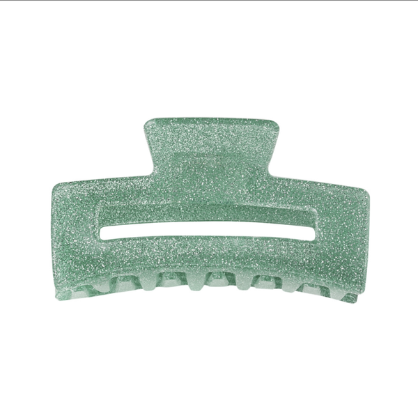 GREEN GLITTER, haarclip