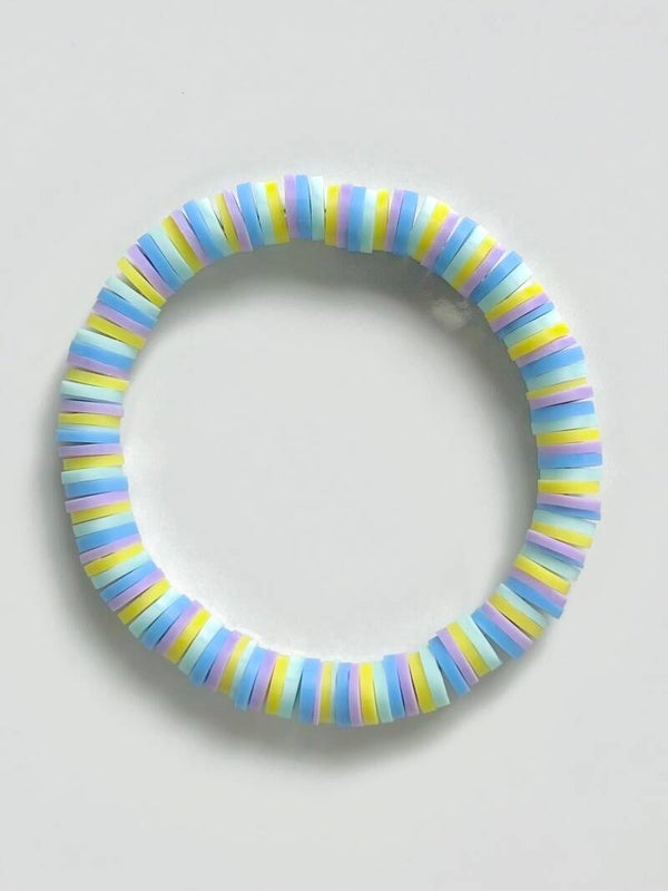 surfarmband geel - blauw