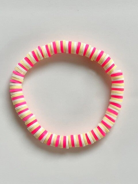 surfarmband roze - geel