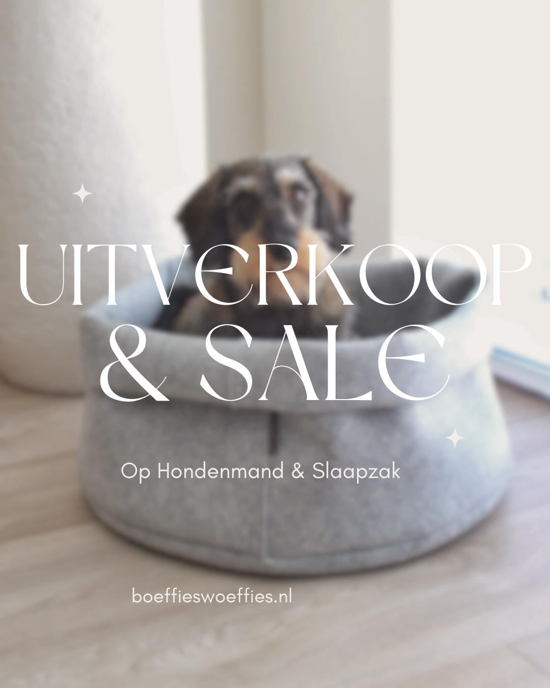 Uitverkoop en slae korting scherpe prijzen. handgemaakte hondenmand en slappzakken voor rust, warmte en geborgenheid, thuis of onderweg