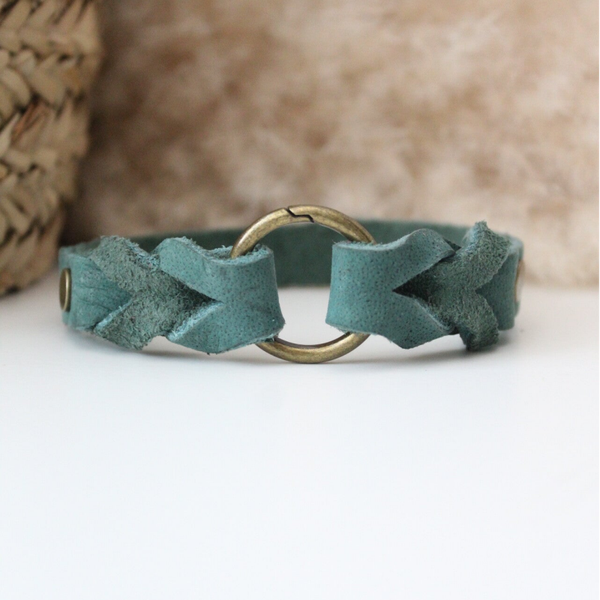 ID Sierhalsband | Nubuck vetleer