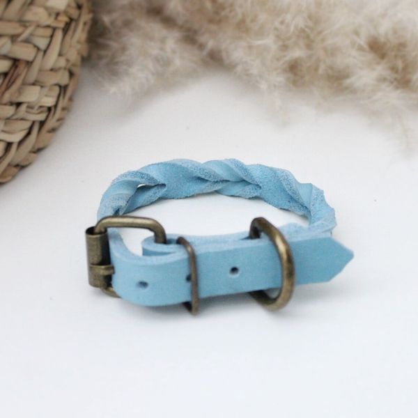 Meegroei Puppy Halsband | Subtiele vlecht